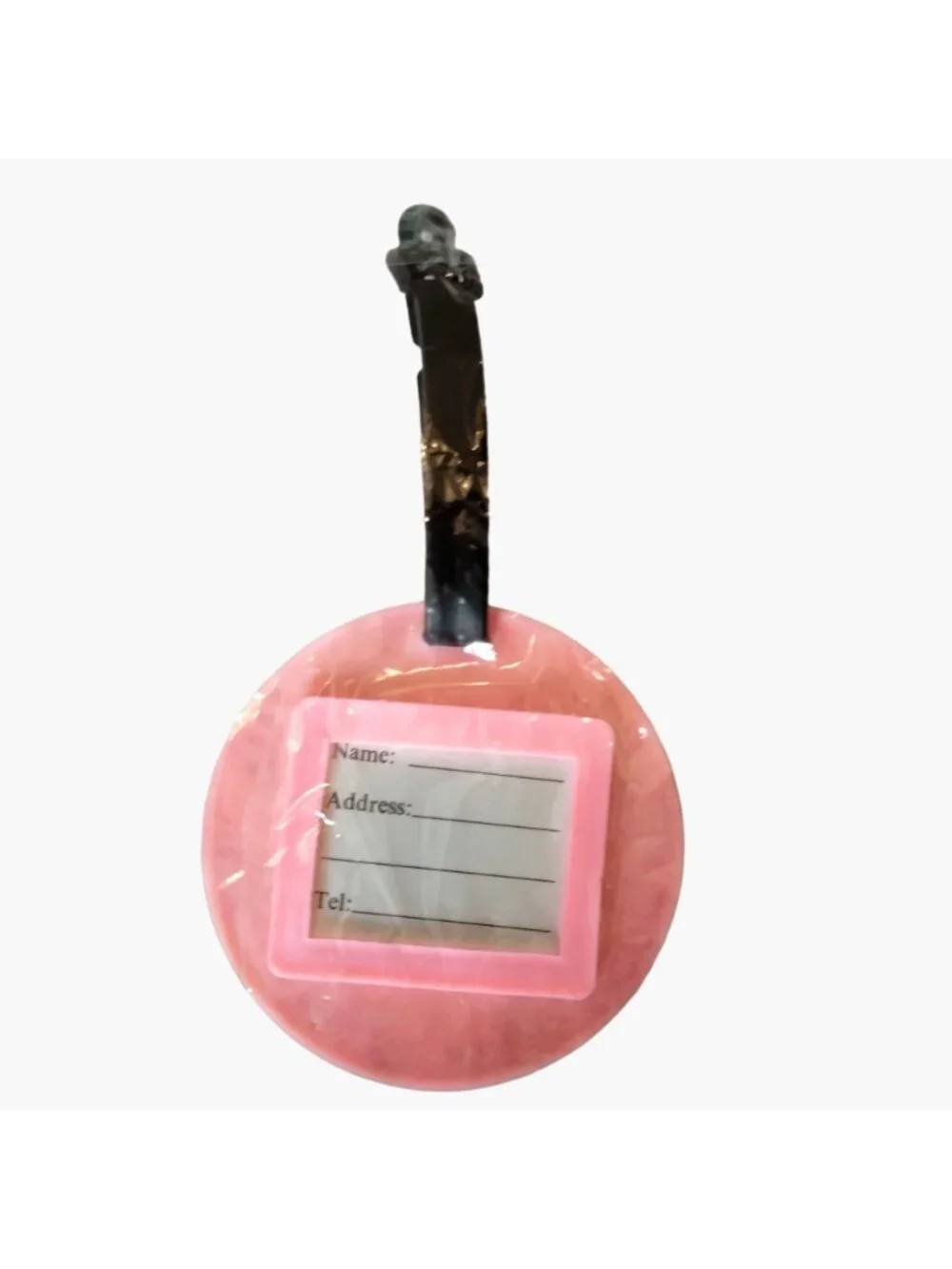 Pink Flamingo Luggage Tag ID Card Travel